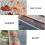 Strainer 2 Set Gutter Guard Mesh Protector Screen Roll Anti- Falling Leaf Guard Leaf Protection Cover to Gutter Drain 1