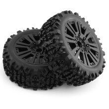 4 StüCk 1/8 Off-Road Car Buggy Wheels Reifen 120 mm Rubber Rocks Reifen für Redcat Team Losi VRX HPI HSP