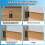 Support de Solive Dissimulé 4 PièCes, Support de Solive LéGer à  DissimuléE ExtéRieure de 2 Pouces X 4 Pouces, Support de Solive en Acier Enduit 5