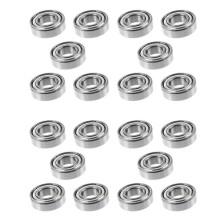 6002Z Roulements à Billes Métalliques Blindés 15 X 32 X 9 mm 20 PièCes, Argent