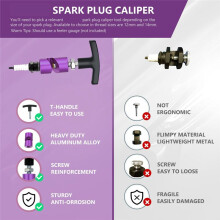 Lift Support Clamp with Brass Core Protection, Caliper and Car Hood Prop Rod Tool Strut Clamp 2In1 Tool 12mm