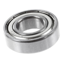 6002Z 15 X 32 X 9 mm Shielded Metal Bearings 20 Pcs, Silver