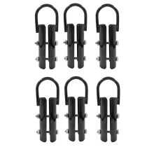 6X Climbing Rope Clamp,Rope Climb Workout Rig Attachment Hook for 1.5 Inch Rope Clasp Fitness Equipment