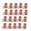 400pcs 12mm X 18mm X 1.5mm Copper Flat Washer Ring Sealing Fitting 1