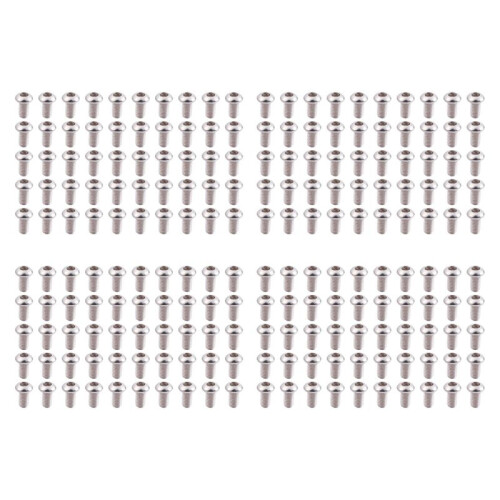 M6x12mm Stainless Steel Hex Socket Button  Screws 200 Pcs