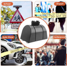 16.4 Ft Magnetic Wall Mount Retractable Belt Barrier, Crowd Control Wall Barrier Fixed Safety Belt with ABS Case