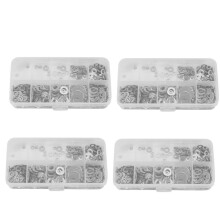 2400 PeçAs M1,6 M2 M2,5 M3 M3,5 M4 M5 M6 M8 M10 Arruela Plana de AçO InoxidáVel Arruela Simples Juntas Kit de Sortimento