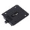 6X Wardrobe Black Plastic Plate 25mm Dia Wheel Sliding Door Roller 4
