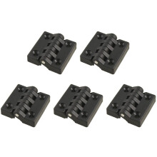 5X Scharnier Fuer Schranktuer, Kugellager, Kunststoff, Robust, 40 X 40 mm