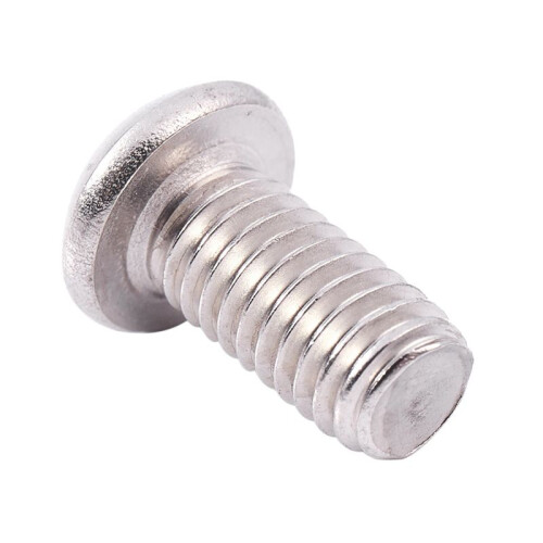 M6x12mm Stainless Steel Hex Socket Button  Screws 200 Pcs 1