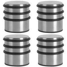 4X Stainless Steel , Household Anti-Collision Door Stop, Perforation-Free Silent Door Stop