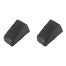 2X Zwarte Voordeurgreepdopafdekking voor Freelander 2 4 3 LR2 LR3 CXJ500050