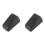2X Front Left Black Door Handle Cap Cover for  Freelander 2  4  3 LR2 LR3 CXJ500050 1