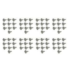 80 STK Grå Plastpakethylla Clip Early Type End för Juke 799161KA3A