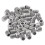 1000pcs M3x3mm Stainless Steel Hex Socket Set Cap Point Grub Screws Silver 3