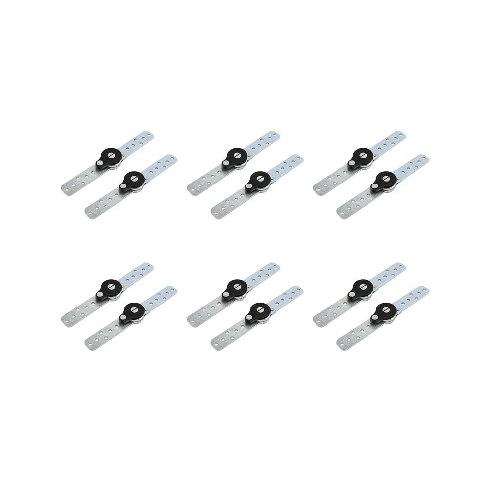 12X Lot Furniture Adjustable Angle Adjuster Mechanism Hinge Hardware Sofa Headrest Hinge Bed Bedding Ratchet 6032533595856