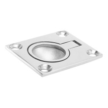 5pcs 48 X 38Mm Boat Locker Hatch Cabinet Flush Mount Ring Pull Handle Marine Surfing Hardware 316 Stainless Steel