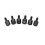 400x Motherboard Nylon Hex Standoff Threaded Spacer M3 Thread 6+6mm Black 4