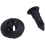100 Pcs Plastic Rivets for Clip Screw Type Fastener, Black 7