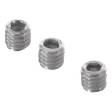 1000pcs M3x3mm Stainless Steel Hex Socket Set Cap Point Grub Screws Silver