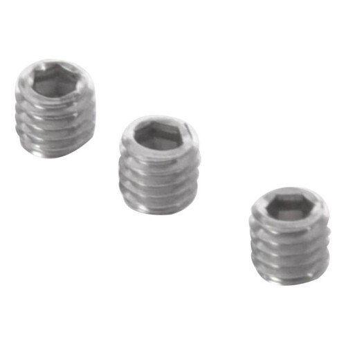 1000pcs M3x3mm Stainless Steel Hex Socket Set Cap Point Grub Screws Silver