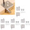 20Pcs Concealed Hinges Invisible Cabinet  and Down Door Pivot CT Corner Codes for Wood Panel Cupboard Display Support 2