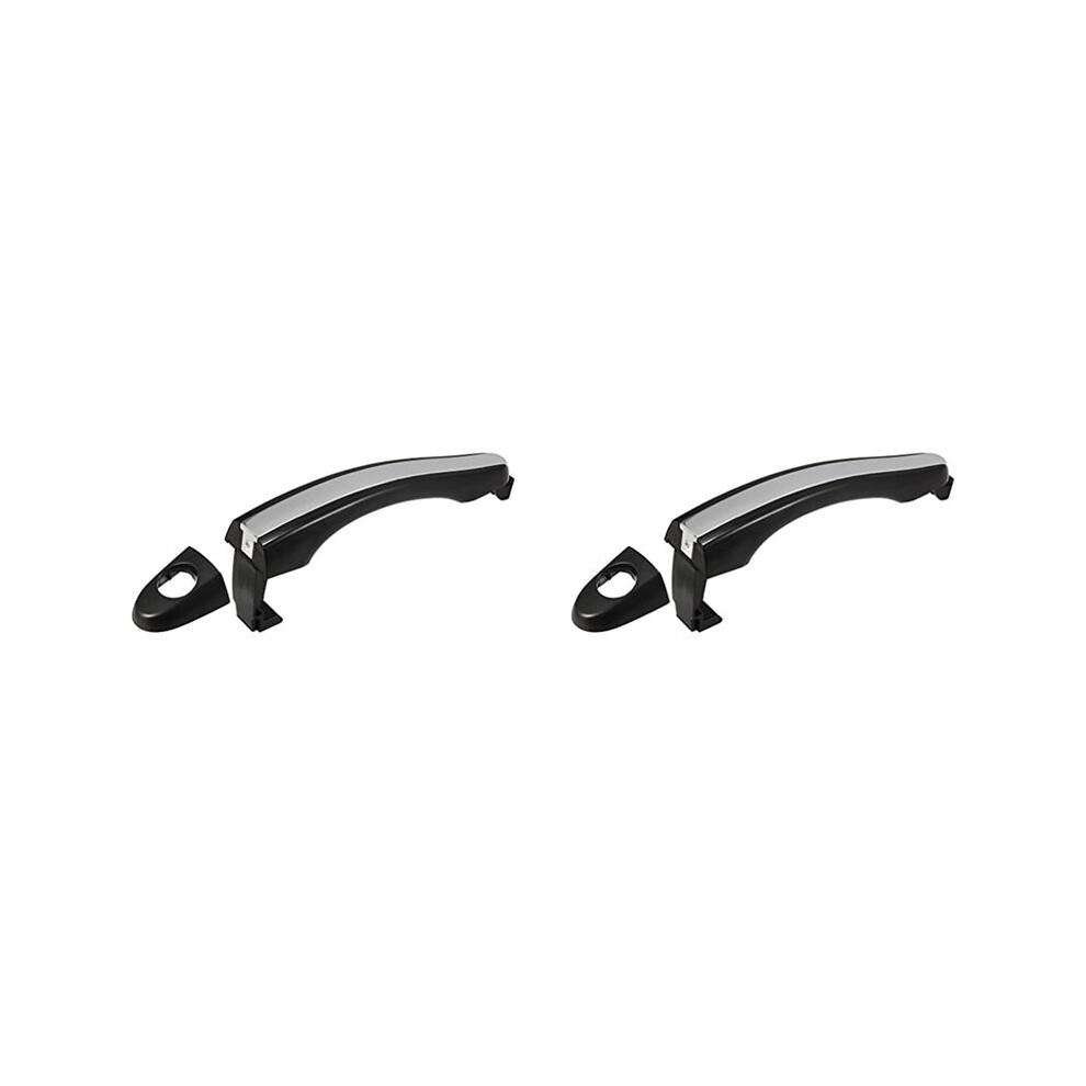 2X 82651-3L000 Front Left Outer Door Handle For Azera 2006-2011Exterior Door Puller Handle Chrome Trim 6031612502068