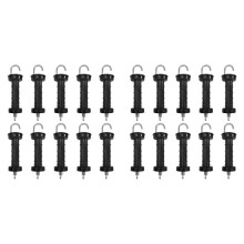 20 PCS Gate Handle for Electric Fence, Insulated Spring Tension, Replacement Accessories for Fencing, for Pasture Gates