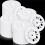400 Pcs 1.77 Inch/ 45 mm Plastic Insulation Washers Load Spreading Polypropylene Washers for Fixing & Supporting 2