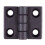 6pcs 63mm X 50mm Cabinet Plastic Hinge Door Hinges Hinge Black 2