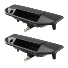2X Trunk Outside Door Handle Rear Side Exterior Door Handle Cover with Camera Hole for Hunter F70 Pickup