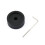 2X Matte Universal Convenient 32x13mm 6mm Hole Black Solid Aluminum Solid Volume Potentiometer Control Knob 4