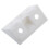 Furniture Cabinet Fastener Corner Braces Angle Brackets White 80pcs 3