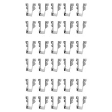 30 Pièces Supports D'Attache Solides LU24 2X4 Cintre de Solive Galvanisation Cintres de Solive à Montage Frontal pour Attaches D'Ouragan en Bois