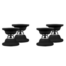 RV Door Holder 4 Pack, Magnetic Baggage Door Catch for RV, Trailer, , Motor Home, Cargo Trailer Black
