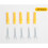 200PCS Seamless Nails Double-Headed Screw Solid Wood Baseboard Seamless Nails Foot  Special Nails Security Screws 7