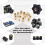 990 Pcs Brass Threaded Insert Nuts M2 M3 M4 M5 Female Thread Knurled Nut Inserts Embedment Nut for 3D Printing Part 5