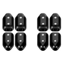 8 Serre-Câbles Réutilisables, Connecteur de Corde de 3/8 Pouces, Convient pour Corde en Nylon de 7 à 8 mm ou Cordes Tressées