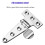 Dobradiças T de Grau Marítimo, Dobradiças de , 4 Polegadas X 2 Polegadas, Sem Ruído, Aço Inoxidável 316 Resistente com Parafusos (8 PCS) 4