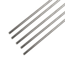 50 Pcs DIY RC Model Stainless Steel Circular Round Rod Bar 500mm X 3mm