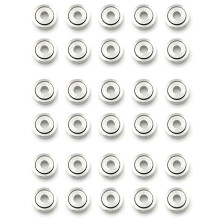 30Pcs 681ZZ Miniature Bearings Metal Open Micro-Bearing 1X3X1mm