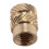 600Pcs M3 Thread Knurled Brass Threaded Heat Set Heat Resistant Insert Embedment Nut for 3D Printer 8