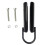 1.5 Inch Climbing Rope Clamp,12 Sets Rope Climb Clasp Workout Rig Attachment Hook 5