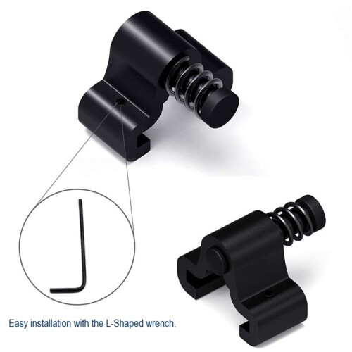 2X Sliding Barn , Adjustable Door Stoppers, Replacement Part Rail Track Hardware Accessories 2
