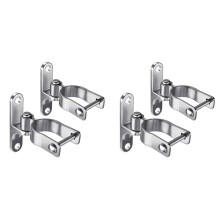 New 4-Pack Wall Mount Gate Hinge 1-3/8Inch Farm Gate Hinge, 304 Stainless Steel Tube Gate Hinge, Fence Hinge