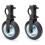 2pcs 6 Inch Gate Wheel Gate Caster Kit Heavy Duty Gate Helper Wheel Gate Support Wheel Black 1