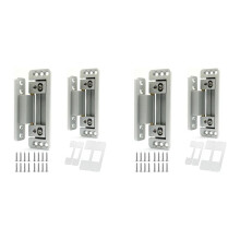 Hidden Door Hinges,4Packs Adjustable Hidden Door Hinges,110Lbs Load-Bearing,Heavy Duty Concealed Hinges for Secret Door