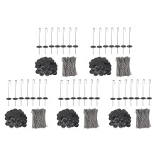 500 Paquets de Clips de Protection pour Panneau Solaire, Attaches de Clôture en Fil D'Acier Inoxydable Kit de Rouleau de Protection pour Animaux pour