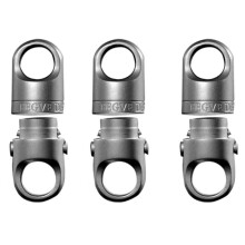 3X Titanium Alloy Magnetic Suction Car Keychain Key Ring Men Can Rotate 360 Quick Release Key Chain Push Pull Buckle