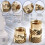 600Pcs Thread Knurled Nuts, Brass Knurled Threaded Insert Nuts, Brass Threaded Inserts for 3D Printing Injection Molding 5